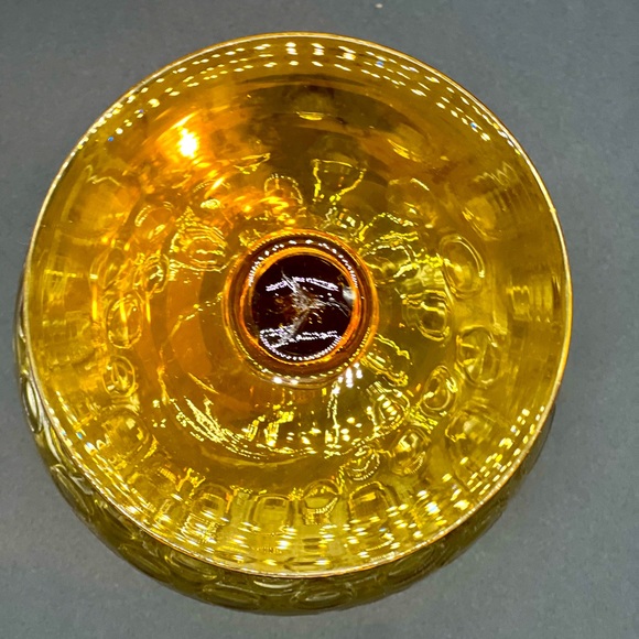 EMPOLI ITALIAN VASE..Gorgeous golden amber Mid century modern . - Picture 3 of 3